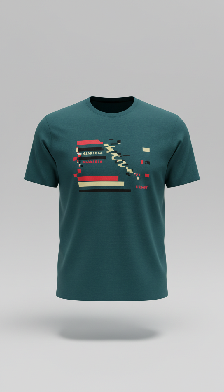 Terminal Teal '404 Submission' Tee